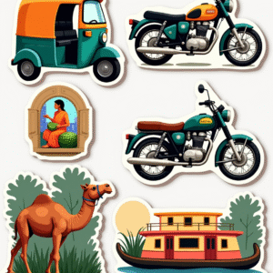 Travel & Exploration - Sticker Sheet v18